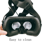 2개 세트 PU 가죽 페이스 폼 아이 마스크 커버 HTC VIVE 헤드셋 VR용, 두께 2cm, 얇은 1.5cm