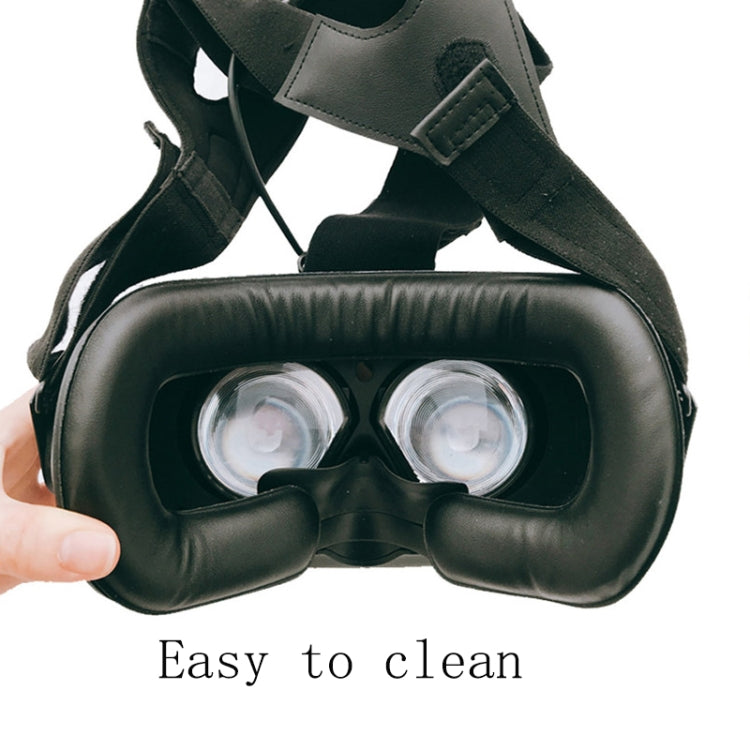 2개 세트 PU 가죽 페이스 폼 아이 마스크 커버 HTC VIVE 헤드셋 VR용, 두께 2cm, 얇은 1.5cm