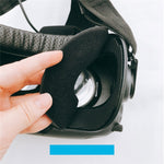 2개 세트 PU 가죽 페이스 폼 아이 마스크 커버 HTC VIVE 헤드셋 VR용, 두께 2cm, 얇은 1.5cm