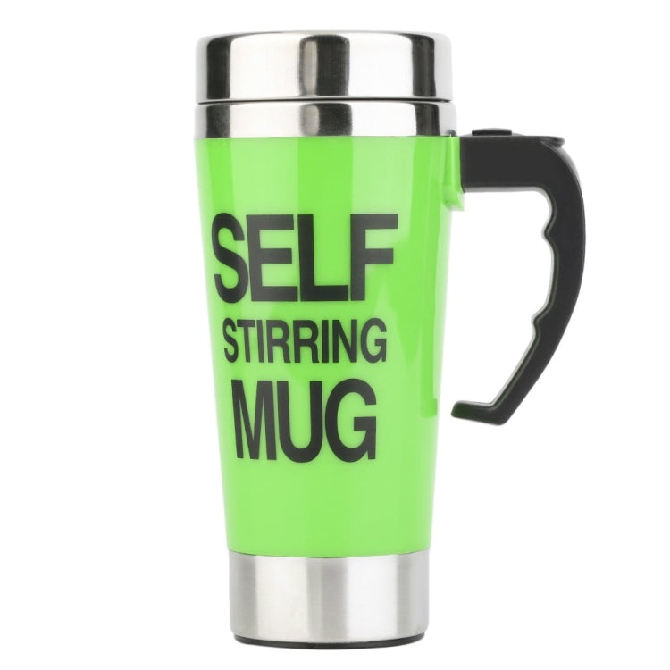 FX-589 400ml 304 스테인리스 스틸 자동 저어주는 커피 컵, 그린, 화이트, 레드, 옐로우, 블랙, 블루
