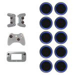 PS5/PS4/PS3/ONE/360/PRO/series X/S용 10개입 게임패드 실리콘 발광 버튼 캡 조이스틱 캡
