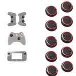 PS5/PS4/PS3/ONE/360/PRO/series X/S용 10개입 게임패드 실리콘 발광 버튼 캡 조이스틱 캡