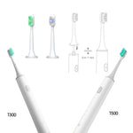 2개입 샤오미 미지아 T300 T500 전동 칫솔 교체용 헤드, T300 & T500 브러시 (그린), T300 & T500 브러시 (핑크)