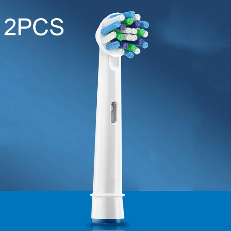 2개입 Oral-B 전동 칫솔 전용 교체용 헤드, 일상 청소, 정밀 청소, 다중 각도 청소, 프로페셔널 브라이트 화이트, 치아 플라그 청소용