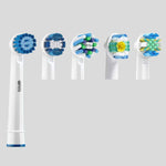 2개입 Oral-B 전동 칫솔 전용 교체용 헤드, 일상 청소, 정밀 청소, 다중 각도 청소, 프로페셔널 브라이트 화이트, 치아 플라그 청소용