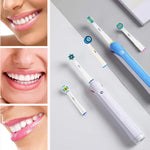 2개입 Oral-B 전동 칫솔 전용 교체용 헤드, 일상 청소, 정밀 청소, 다중 각도 청소, 프로페셔널 브라이트 화이트, 치아 플라그 청소용