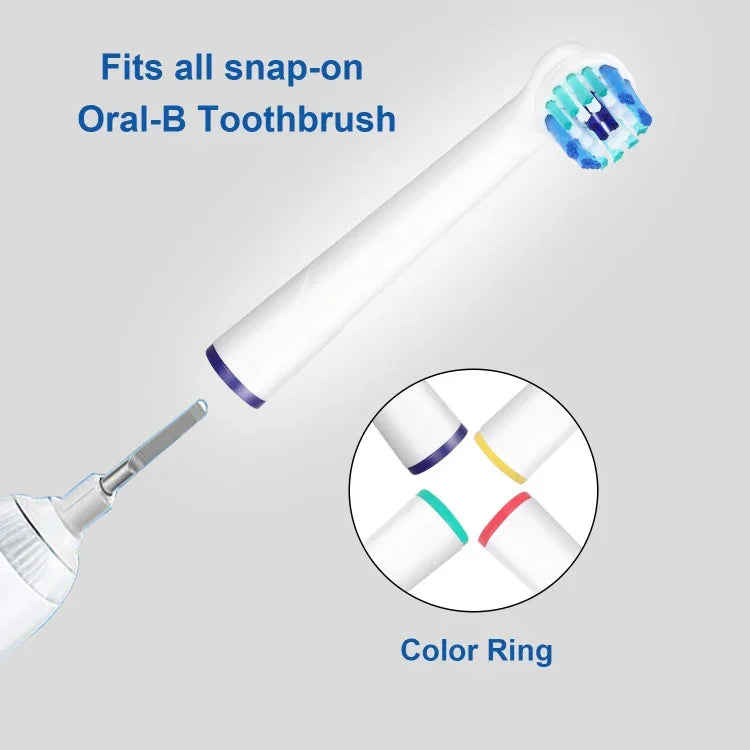 2개입 Oral-B 전동 칫솔 전용 교체용 헤드, 일상 청소, 정밀 청소, 다중 각도 청소, 프로페셔널 브라이트 화이트, 치아 플라그 청소용