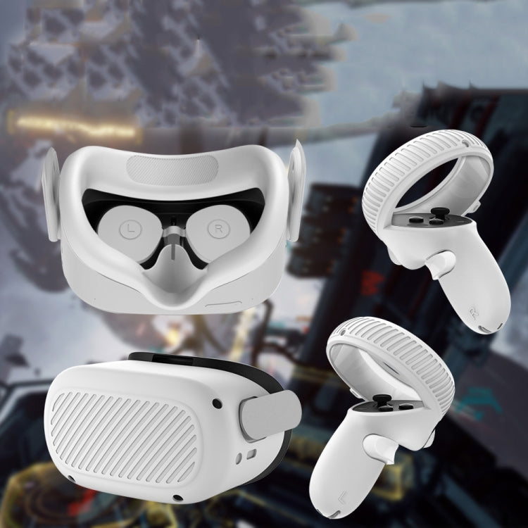 Oculus Quest 2용 VR 안경 렌즈 쉘 핸들 보호 케이스, 화이트, 레드, 그린