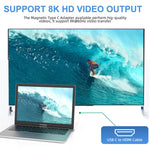 TZ30 PD100W 24핀 고속 충전 Type-C / USB-C 자석 엘보 어댑터 MacBook 노트북 커넥터용