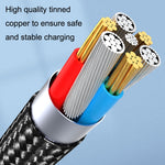 CC57 회전식 자석 고속 충전 데이터 케이블, 스타일:, 1m + Type-C / USB-C + 빨강, 1m + Type-C / USB-C + 검정, 2m + Type-C / USB-C + 빨강, 2m + Type-C / USB-C + 검정