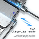 CC57 회전식 자석 고속 충전 데이터 케이블, 스타일:, 1m + Type-C / USB-C + 빨강, 1m + Type-C / USB-C + 검정, 2m + Type-C / USB-C + 빨강, 2m + Type-C / USB-C + 검정