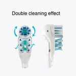 4개 세트 다방향 전동 칫솔모 교체용 Oral B 3733 4732 4734용