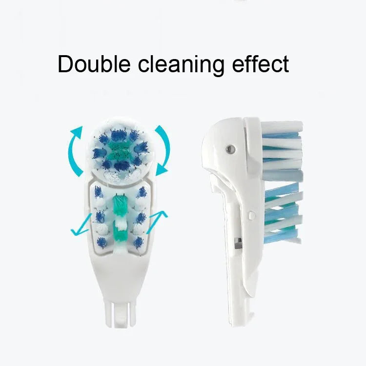 4개 세트 다방향 전동 칫솔모 교체용 Oral B 3733 4732 4734용