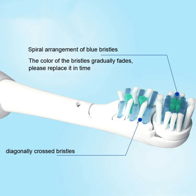 4개 세트 다방향 전동 칫솔모 교체용 Oral B 3733 4732 4734용