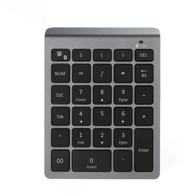 BT302 28키 노트북 미니 무선 키보드, 사양:, 블루투스 (블랙), 블루투스 (그레이), 2.4G (블랙), 2.4G (그레이)