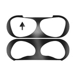 Airpods 3용 2개입 헤드폰 내부 커버 스티커 방진 보호 필름, 검정, 금색, 은색, 로즈 골드, 빨강, 초록, 파랑, 보라