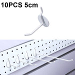 10개 보석 액세서리 전시 구멍판 스프레이 후크, 길이:, 5cm, 10cm, 15cm, 20cm