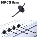 10개 보석 액세서리 전시 구멍판 스프레이 후크, 길이:, 5cm, 10cm, 15cm, 20cm