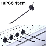 10개 보석 액세서리 전시 구멍판 스프레이 후크, 길이:, 5cm, 10cm, 15cm, 20cm
