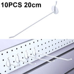 10개 보석 액세서리 전시 구멍판 스프레이 후크, 길이:, 5cm, 10cm, 15cm, 20cm