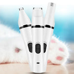 반려동물 USB 전기 이발기 개 털 다듬기 손톱 광택기, 손톱 광택기