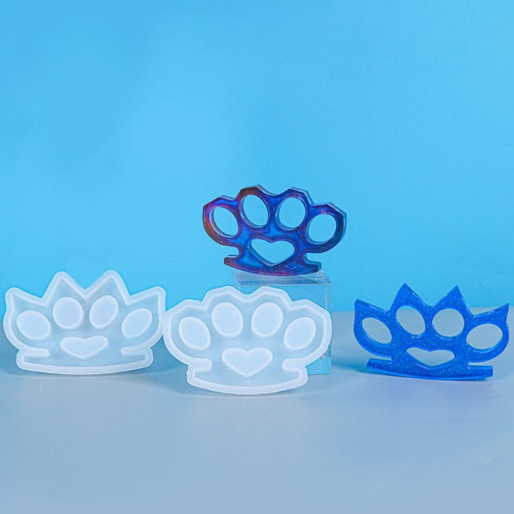 D650 DIY 드롭 몰드 방어용 손가락 호랑이 실리콘 몰드, 2개 D650 01, 2개 D650 02