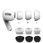AirPods Pro / Pro 2용 4세트 인이어 헤드폰 실리콘 이어폰 이어버드 케이스