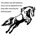 5PCS FGM-002 Carving Reflective Stickers Galloping Horse Car Body Sticker, Galloping Horse