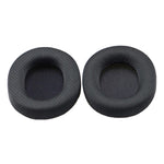 SONY MDR-7506 / V6 / 900ST용 2개입 헤드셋 스폰지 이어머프, 회색 스티치, 검정 스티치, 흰색 스티치, 갈색 스티치, 검정 망, 망 스티치, 검정 흰색 망, 검정 파랑 망, 검정 초록 망, 검정 홀, 검정 양가죽, 갈색 양가죽