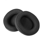 SONY MDR-7506 / V6 / 900ST용 2개입 헤드셋 스폰지 이어머프, 회색 스티치, 검정 스티치, 흰색 스티치, 갈색 스티치, 검정 망, 망 스티치, 검정 흰색 망, 검정 파랑 망, 검정 초록 망, 검정 홀, 검정 양가죽, 갈색 양가죽