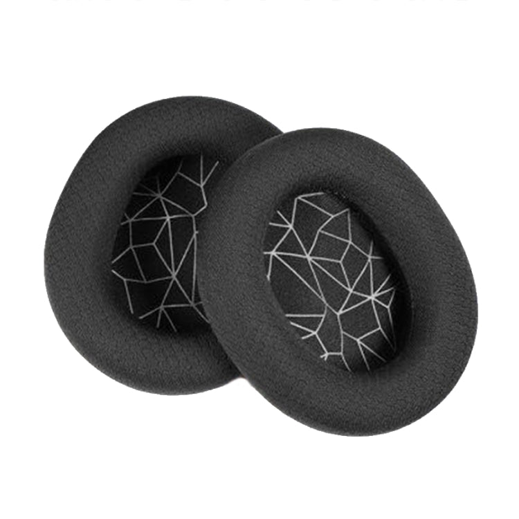 SONY MDR-7506 / V6 / 900ST용 2개입 헤드셋 스폰지 이어머프, 회색 스티치, 검정 스티치, 흰색 스티치, 갈색 스티치, 검정 망, 망 스티치, 검정 흰색 망, 검정 파랑 망, 검정 초록 망, 검정 홀, 검정 양가죽, 갈색 양가죽