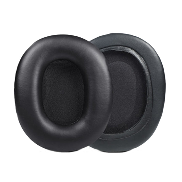 SONY MDR-7506 / V6 / 900ST용 2개입 헤드셋 스폰지 이어머프, 회색 스티치, 검정 스티치, 흰색 스티치, 갈색 스티치, 검정 망, 망 스티치, 검정 흰색 망, 검정 파랑 망, 검정 초록 망, 검정 홀, 검정 양가죽, 갈색 양가죽