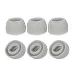 TWS Samsung Galaxy Buds Pro용 6개입 실리콘 귀마개, 대형 검정, 중형 검정, 소형 검정, 대형 회색, 중형 회색, 소형 회색, 대형 보라, 중형 보라, 소형 보라