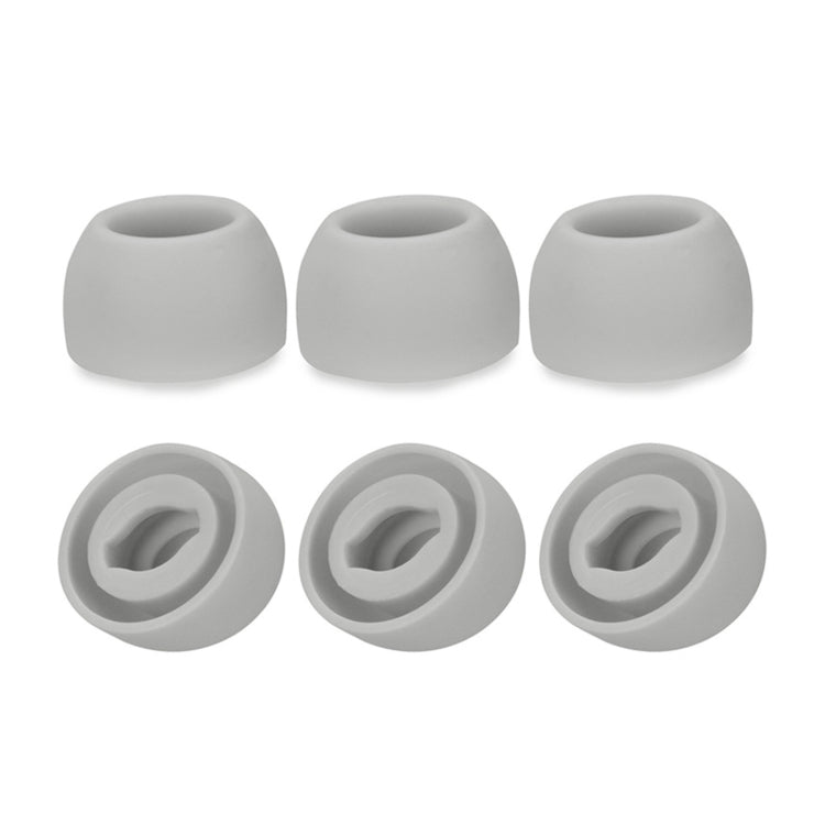 TWS Samsung Galaxy Buds Pro용 6개입 실리콘 귀마개, 대형 검정, 중형 검정, 소형 검정, 대형 회색, 중형 회색, 소형 회색, 대형 보라, 중형 보라, 소형 보라