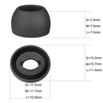 TWS Samsung Galaxy Buds Pro용 6개입 실리콘 귀마개, 대형 검정, 중형 검정, 소형 검정, 대형 회색, 중형 회색, 소형 회색, 대형 보라, 중형 보라, 소형 보라