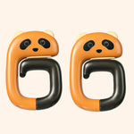 2개 책상 옆 학교 가방 후크 분리형 사무용 가방 걸이, 판다, 작은 분홍 고양이, 너구리, 새끼 고양이