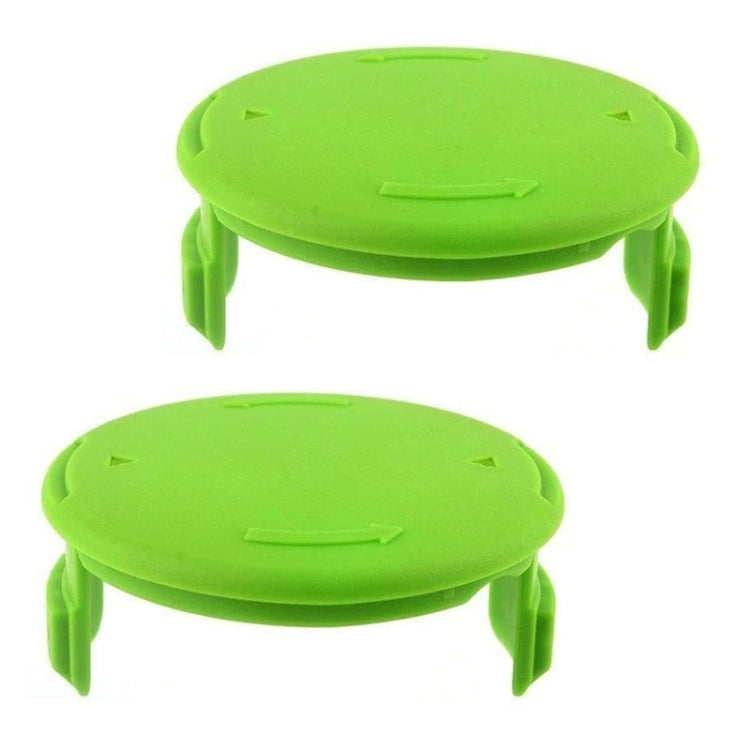 2개입 GK04 무선 제초기 잔디깎기 스풀 커버 그린웍스용, 녹색, 검정