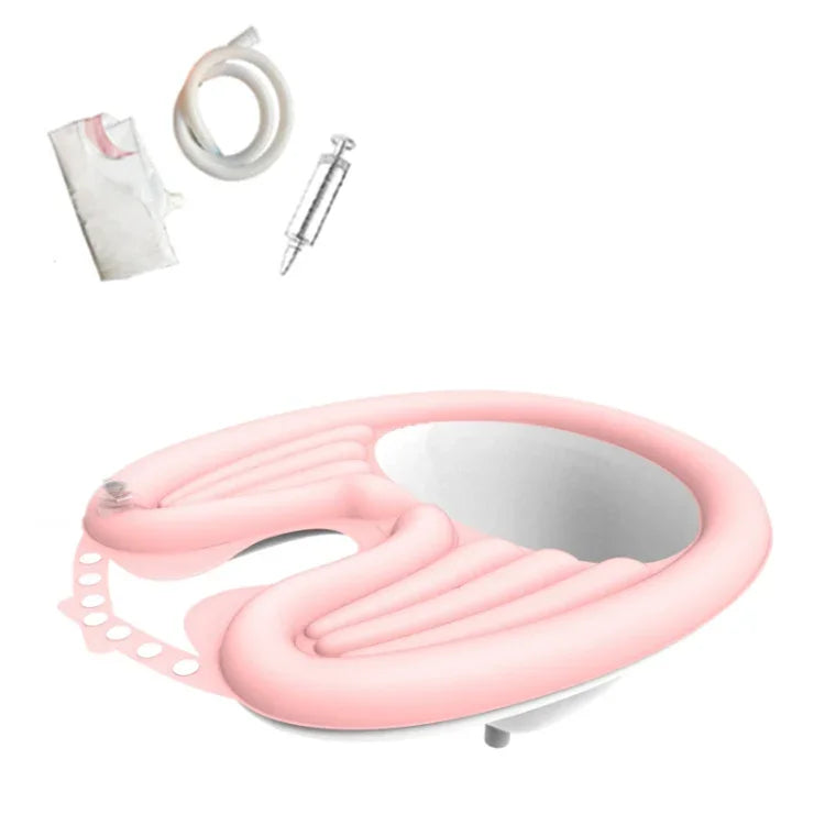 Household Pregnant And Elderly Recline Shampoo Basin Hair Care, Black, Pink, Pink+Drain Pocket, Black+Drain Pocket