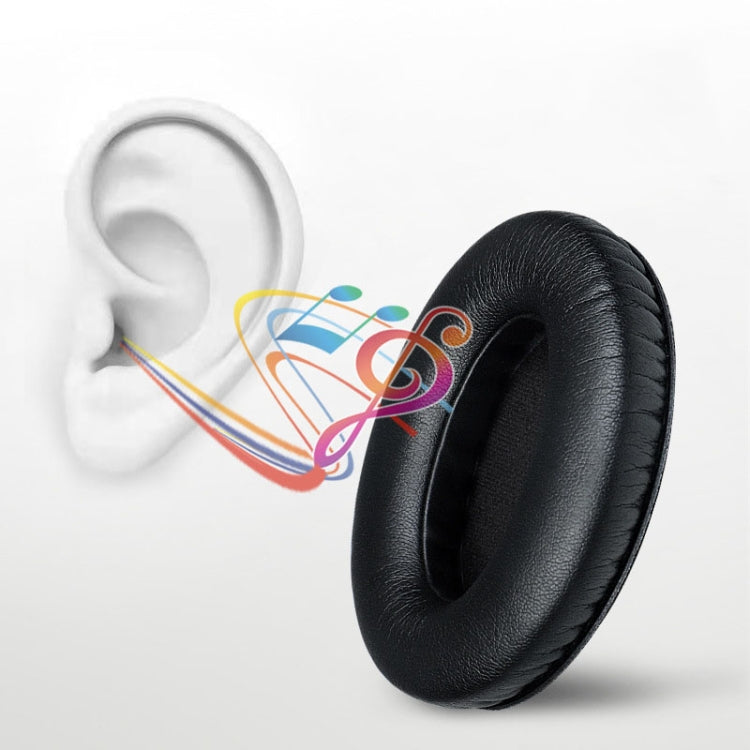 Sennheiser HD200 Pro용 2개입 통기성 폼 헤드폰 슬리브 이어머프, 사양: 주름, 벨벳, 프로틴