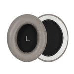Sennheiser Momentum 3용 버클이 있는 통기성 폼 헤드폰 이어머프, 사양: 검정 프로틴, 검정 양가죽, 금색 프로틴, 금색 양가죽