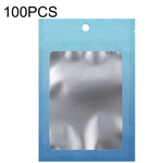 100개 알루미늄 호일 지퍼백 쥬얼리 데이터 케이블 밀봉 포장 백, 크기:, 7.5x10cm (핑크에서 보라 그라데이션), 7.5x10cm (블루에서 핑크 그라데이션), 7.5x10cm (블루 그라데이션), 7.5x10cm (옐로우 그라데이션), 8.5x13cm (핑크에서 보라 그라데이션)