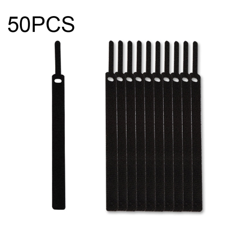 50개 바늘형 자가 접착 데이터 케이블 정리기 컬러 번들, 10 x 130mm, 12 x 115mm, 12 x 145mm, 15 x 200mm, 15 x 300mm