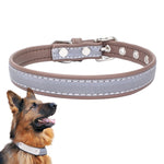 CL181K 애완동물 부드러운 반사 목걸이, XXL 무철판 연한 갈색, S 무철판 연한 갈색, L 무철판 진한 파랑, XL 무철판 보라색, XS 무철판 보라색, S 무철판 빨강, XXL 무철판 빨강, L 무철판 분홍