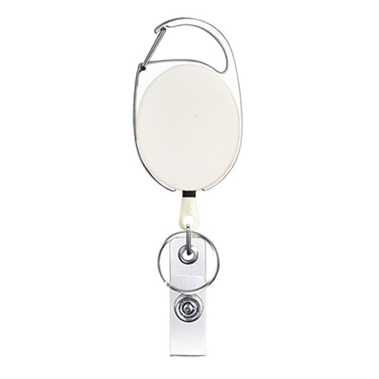 68cm Retractable Pull Badge Reel Zinc Alloy ID Lanyard Name Tag Card Badge Holder, White, Orange, Pink, Black, Red, Yellow, Green, Navy Blue, Purple, Sky Blue