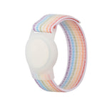 Child Adult Nylon Strap Wristband Protective Case For AirTag 2nd Gen / AirTag 1st Gen, 220mm, 170mm