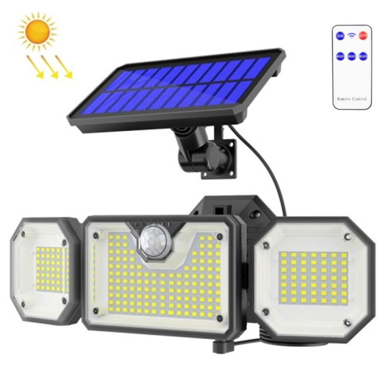 태양광 인체 센서등 LED 야외 방수 정원등, 스타일:, 분리형 226 LED