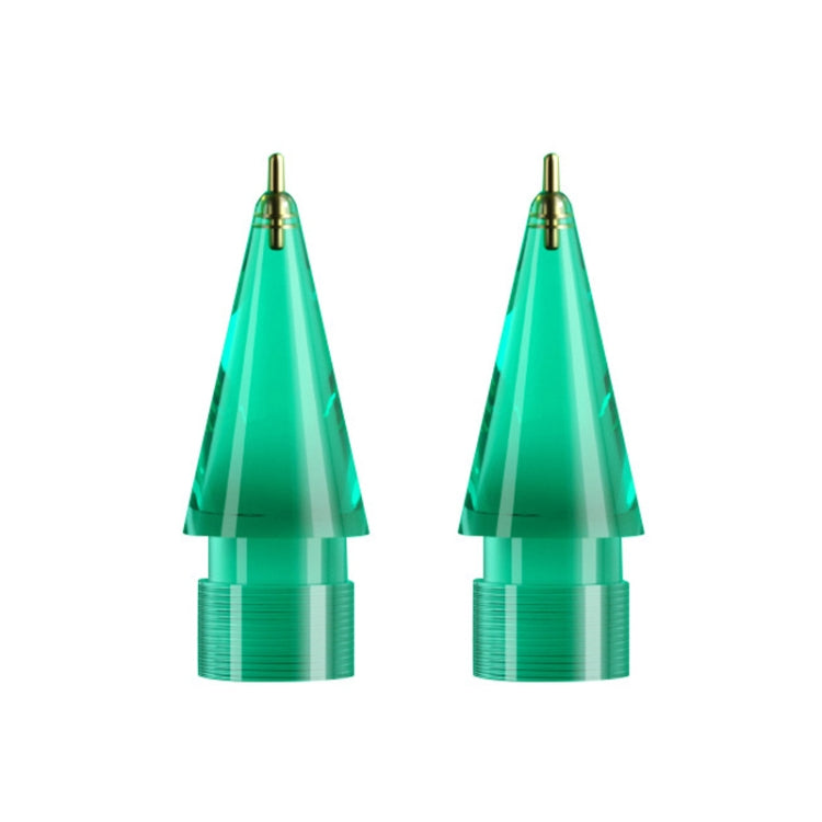For Apple Pencil 1/2 2pcs Stylus Transparent Replacement Needle Nib, Spec:, Extended (Red), Extended (Blue), Extended (Green), Extended (Pink), Extended (Gray), Extended (Gold), Extended (Purple), Round (Red), Round (Blue), Round (Green), Round (Pink) ...