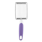 Tomato Luncheon Meat Slicer Non-slip Stainless Steel Fruit Cutter, Fruit Cutter(Purple), Fruit Cutter(Blue), Fruit Cutter(Green), Fruit Cutter(Orange)