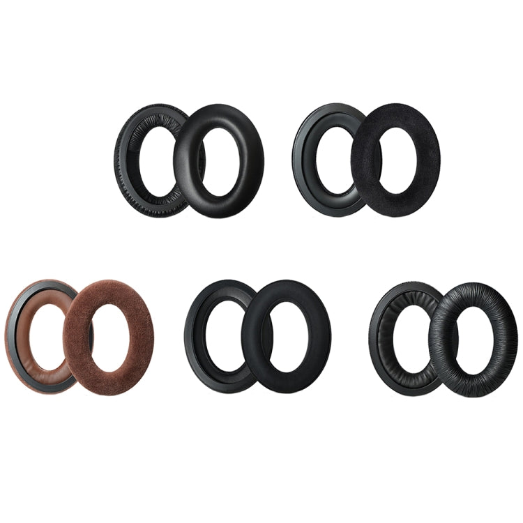 Sennheiser PXC450/PXC350/PC350용 2개입 헤드셋 이어머프 스폰지 케이스, 사양:, 프로틴, 블랙 벨벳, 브라운 벨벳, 프로스티드 가죽, 주름 가죽