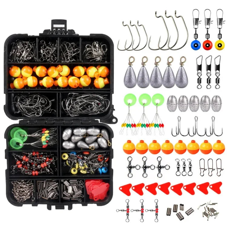 263개/세트 T0196 낚시 소형 액세서리 공 모양 부유 암석 낚시 장비, 263개/세트 T0196